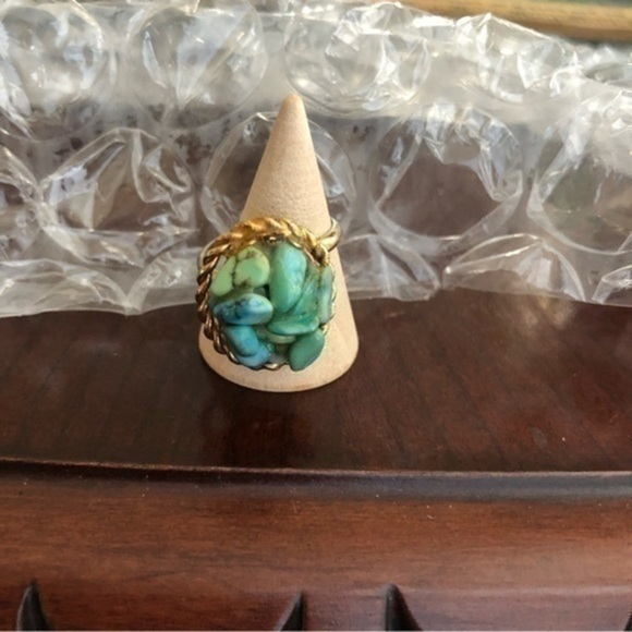 Vintage Stone Ring Size 7.5 - Picture 1 of 4